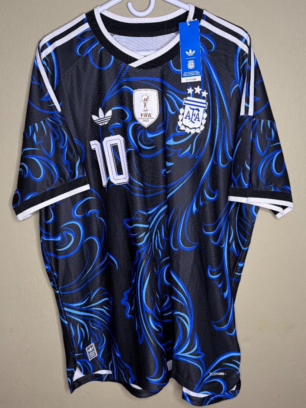 Adidas Argentina Away Messi Authentic Jersey 2026 Multi Sizes Black KH3935 New